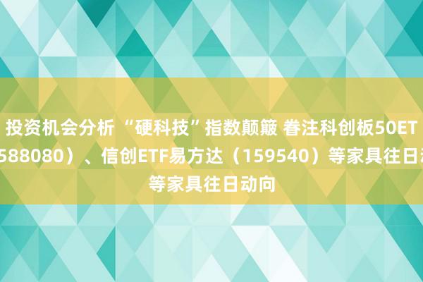 投资机会分析 “硬科技”指数颠簸 眷注科创板50ETF（588080）、信创ETF易方达（159540）等家具往日动向