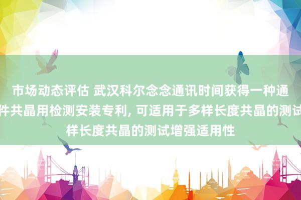 市场动态评估 武汉科尔念念通讯时间获得一种通讯系统子元件共晶用检测安装专利, 可适用于多样长度共晶的测试增强适用性