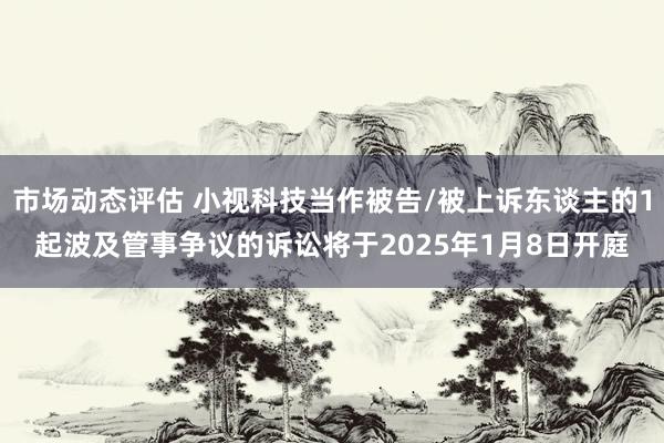 市场动态评估 小视科技当作被告/被上诉东谈主的1起波及管事争议的诉讼将于2025年1月8日开庭