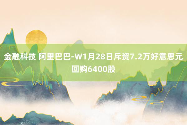 金融科技 阿里巴巴-W1月28日斥资7.2万好意思元回购6400股